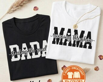 Mama Running The Show T-Shirt | Empowered Mom Life Shirt | Mother's Day Gift | New Mama Tee | Busy Mom Gift for Her | Wife & Mom Aesthetic