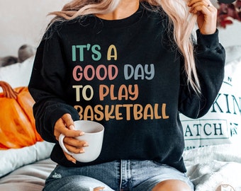 Funny Basketball Shirt, Retro Sport Mom T-Shirt, Cute Basketball Sweatshirt, College Gameday Gift, Girls Basketball Tee,Sports Weekend Shirt