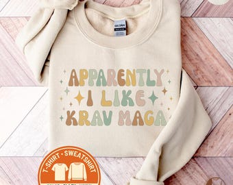 Krav Maga Sweatshirt, Martial Arts Crewneck, MMA Shirt, Funny Fight T-Shirt, Self Defense Sweatshirt, Birthday Gift for Trainer, Coach