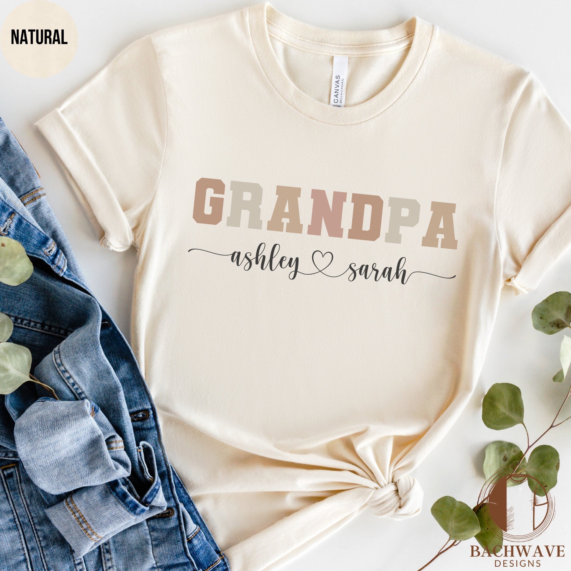Personalized Grandpa Sweater - Up to 6 Kids - Christmas Gift For Grandpa - Hooked On Being Grandpa