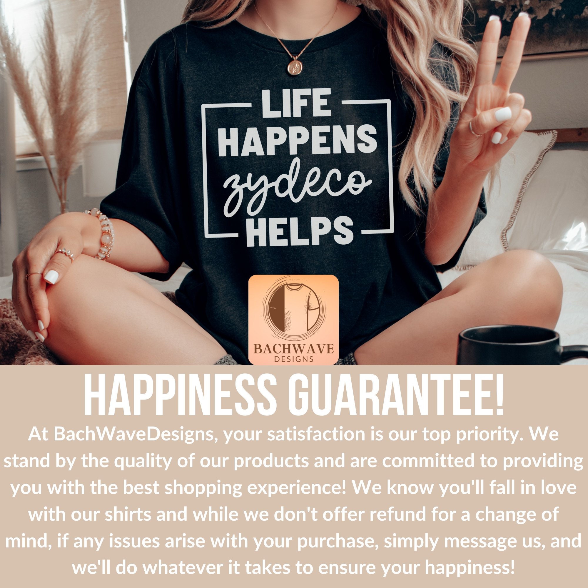 Life Happens Zydeco Helps T-shirt, Music Lover Tee, Cajun Dance Party  Shirt, Louisiana Culture Tee, Unique Graphic Casual Wear - Etsy, image size:2000x2000