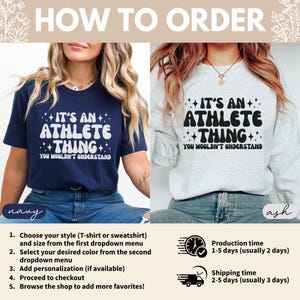 It's an Athlete Thing T-shirt, You Wouldn't Understand Tee, Sports Lover Shirt, Athletic Apparel, Fitness Enthusiast Gift