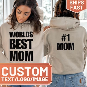 Custom Text Hoodie, Personalized Text Hoodie, Your Design, Your Photo Hoodie, Personalized Gift, Add Your Own Text, Custom Logo Hoodie Gift