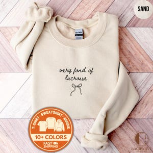 Very Fond Of Lacrosse T-Shirt, Lacrosse Player Tshirt, Lax Mom Tee, Lacrosse Sweatshirt, Gift For Lacrosse Lover, Funny Lax Shirt