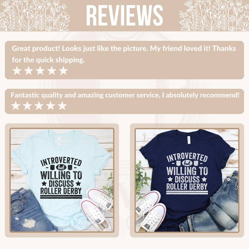 Introverted but Roller Derby Lover Shirt, Funny Roller Derby Crewneck Sweatshirt, Retro Roller Derby T-Shirt, Roller Derby Humor Sweater image 6