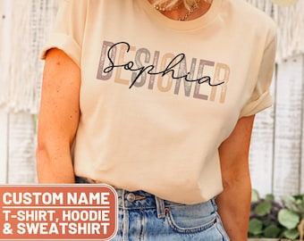 Personalized Designer Shirt, Custom Designer Crewneck Sweatshirt, Unique Designer Gift, Personalized Tee, Custom Designer Sweater