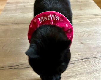 Personalised bird saver cat collar