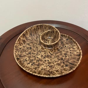 Piatto porta gioielli, ciotola a turbine perfetta come svuota tasche o per servire pietanze e salse.
