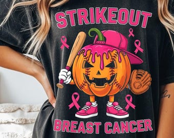 Comfort Colors® Breast Cancer Awareness Shirt, Breast Cancer Month,Baseball  Breast Cancer Shirt, Breast Cancer Gifts, Cancer Support Tee
