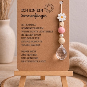 Sonnenfänger, Geschenk Kommunion, Taufe, Konfirmation, Taufgeschenk Mädchen, Junge, Geburtstag, Mitbringsel,kleine Aufmerksamkeit,Suncatcher