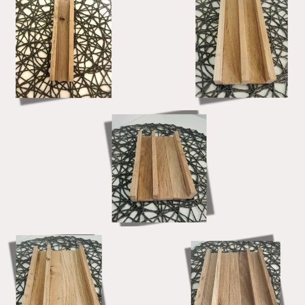 Kerzenverpackung Holz Rohlinge für Stabkerzen Geschenke Klötzchen