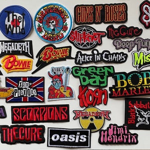 Rock / Heavy Metal / Emo / Hip Hop Music Band Patches Iron Or Sew On