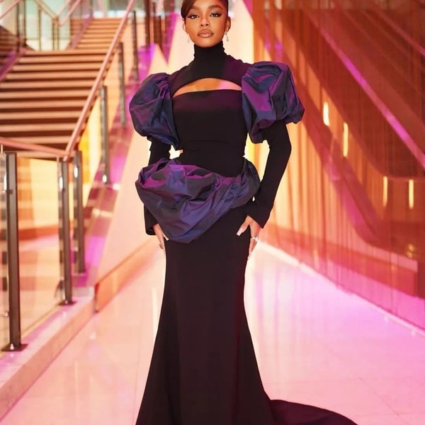 2025 Sage Green Elegant One-Shoulder A-Line Appliques Long Arabic Evening Gown for Formal Occasion LA72783 main image 0