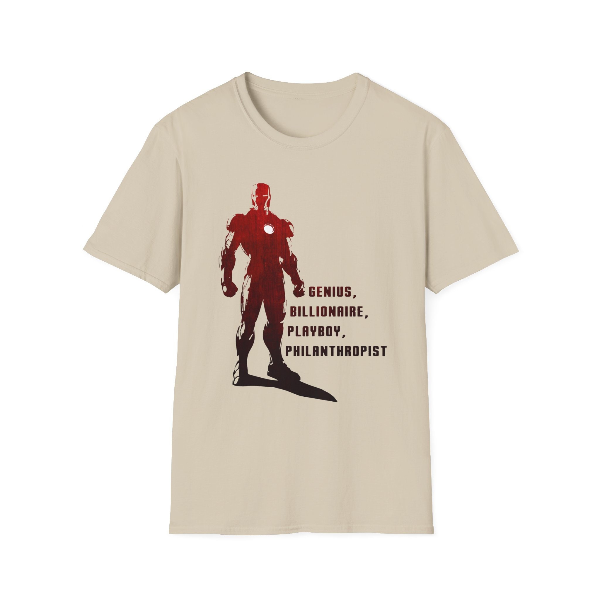 Iron man genius billionaire playboy philanthropist t shirt best sale