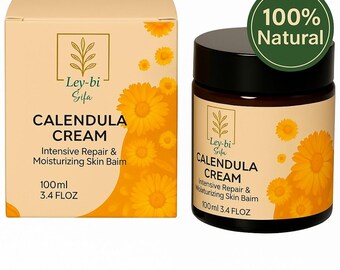 Organic Calendula Balm: Soothing Herbal Cream for Sensitive Skin