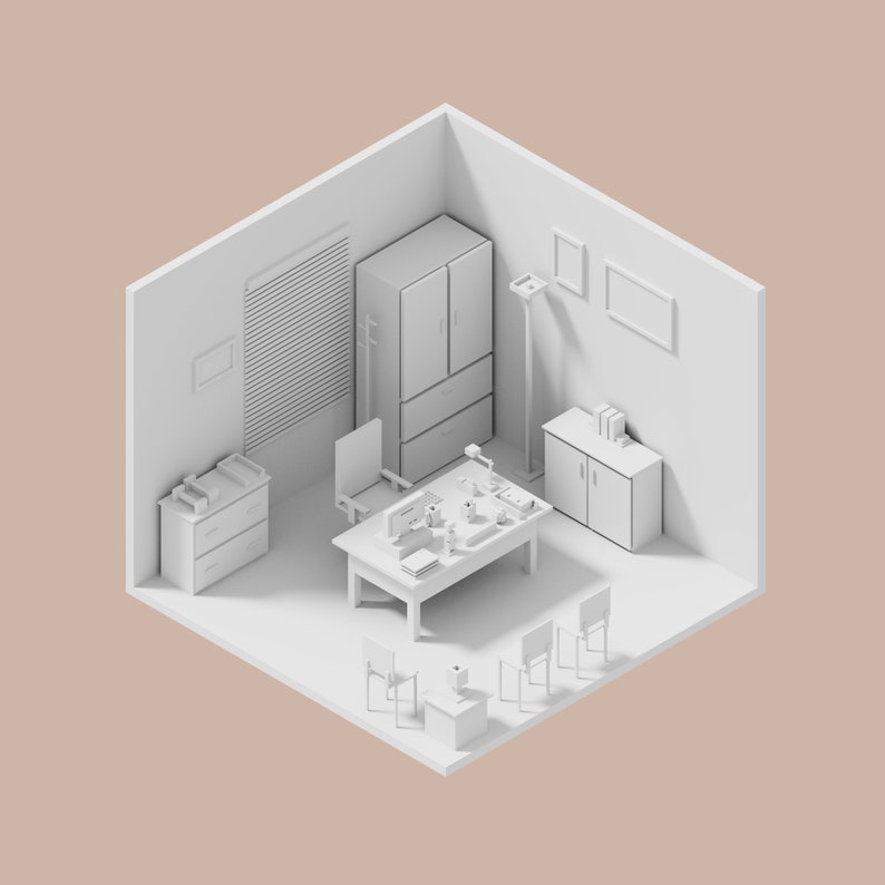 3D Michael Scott, Dunder Mifflin, the Office - Voxel Model for 3D Print ...