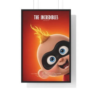 The Incredibles Movie Poster Digital Minimalist, Cult Movies Printable, Animation Movie Poster, Children Wall Art