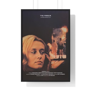 The Mirror Movie Poster, Zerkalo Movie Poster, Digital Minimalist, Cult Movies Printable Wall Art Vintage