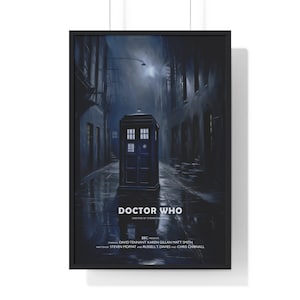 Doctor Who TV Series Poster, Printable Wall Art, Art Print Download, Minimalist Movie Print, Vintage Poster