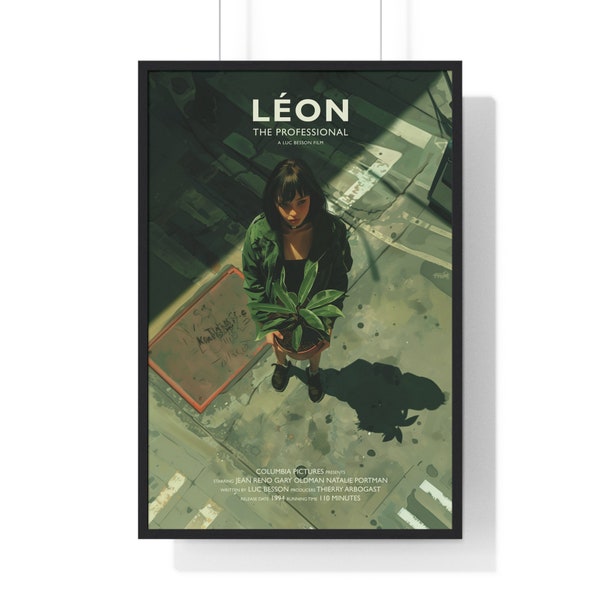 Leon The Professional Movie Poster , Printable Wall Art, Art Print Download, Minimalist Movie Print, Vintage Poster