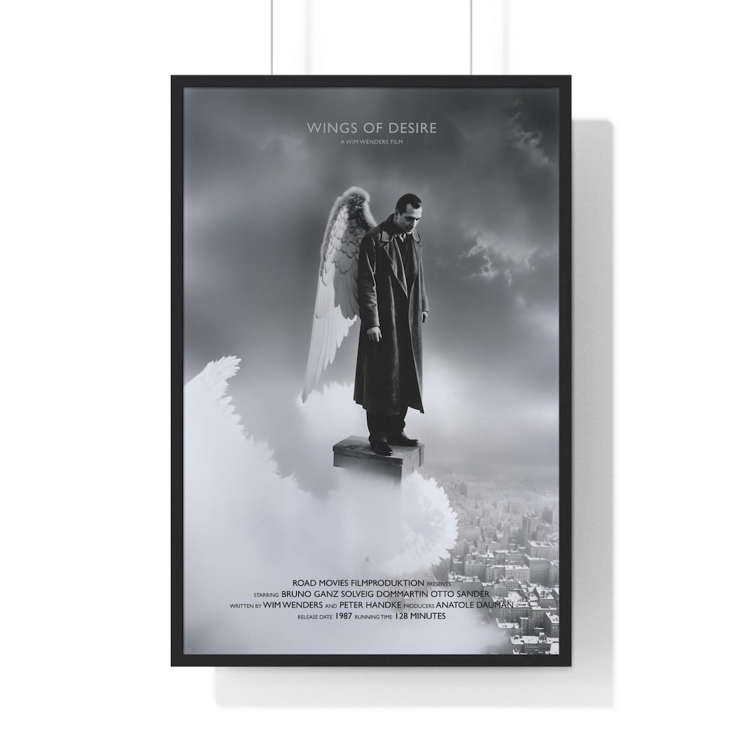 Les ailes du désir affiche de film numérique minimaliste, films cultes imprimable art mural vintage - Etsy France