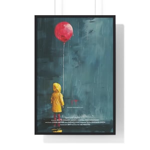 It (Stephen King) Movie Poster, Cult Movies, Printable Wall Art, Art Print Download, Minimalist Movie Print, Vintage Poster