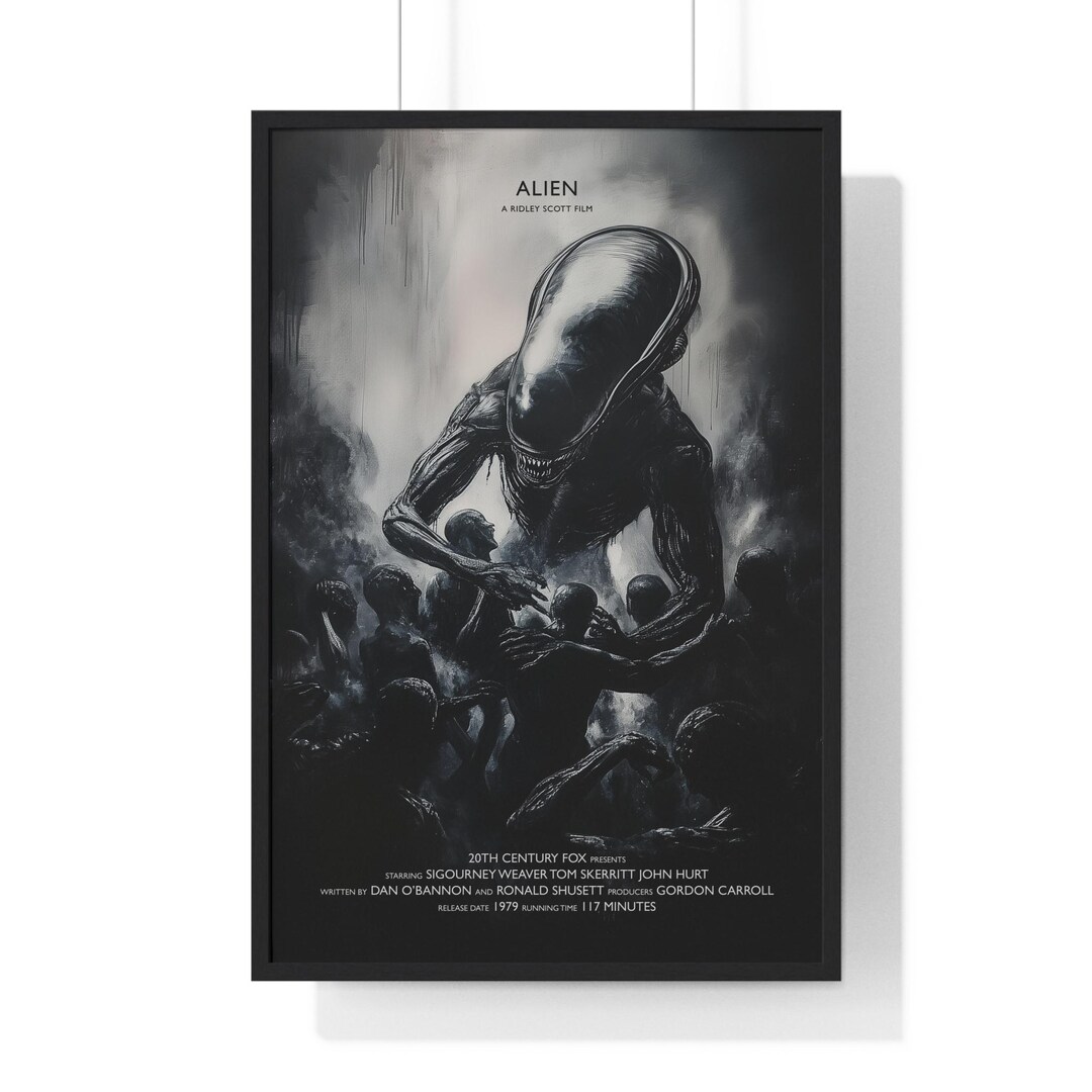 Alien Movie Poster, Cult Movies, Printable Wall Art, Art Print Download ...