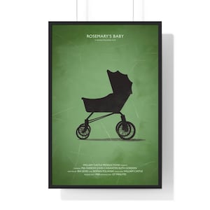 Rosemary&#39;s Baby Movie Poster Digital Minimalist, Cult Movies Printable Wall Art Vintage