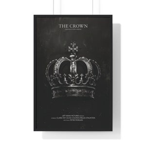 The Crown TV Series Poster Minimalist, Printable Wall Art