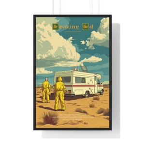 Breaking Bad TV-Serie Poster, druckbare Wandkunst, Kunstdruck Download, minimalistischer Film Print, Vintage Poster