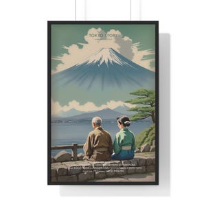 Tokyo Story Movie Poster, Digital minimalistisch, Kultfilme druckbare Wandkunst Vintage