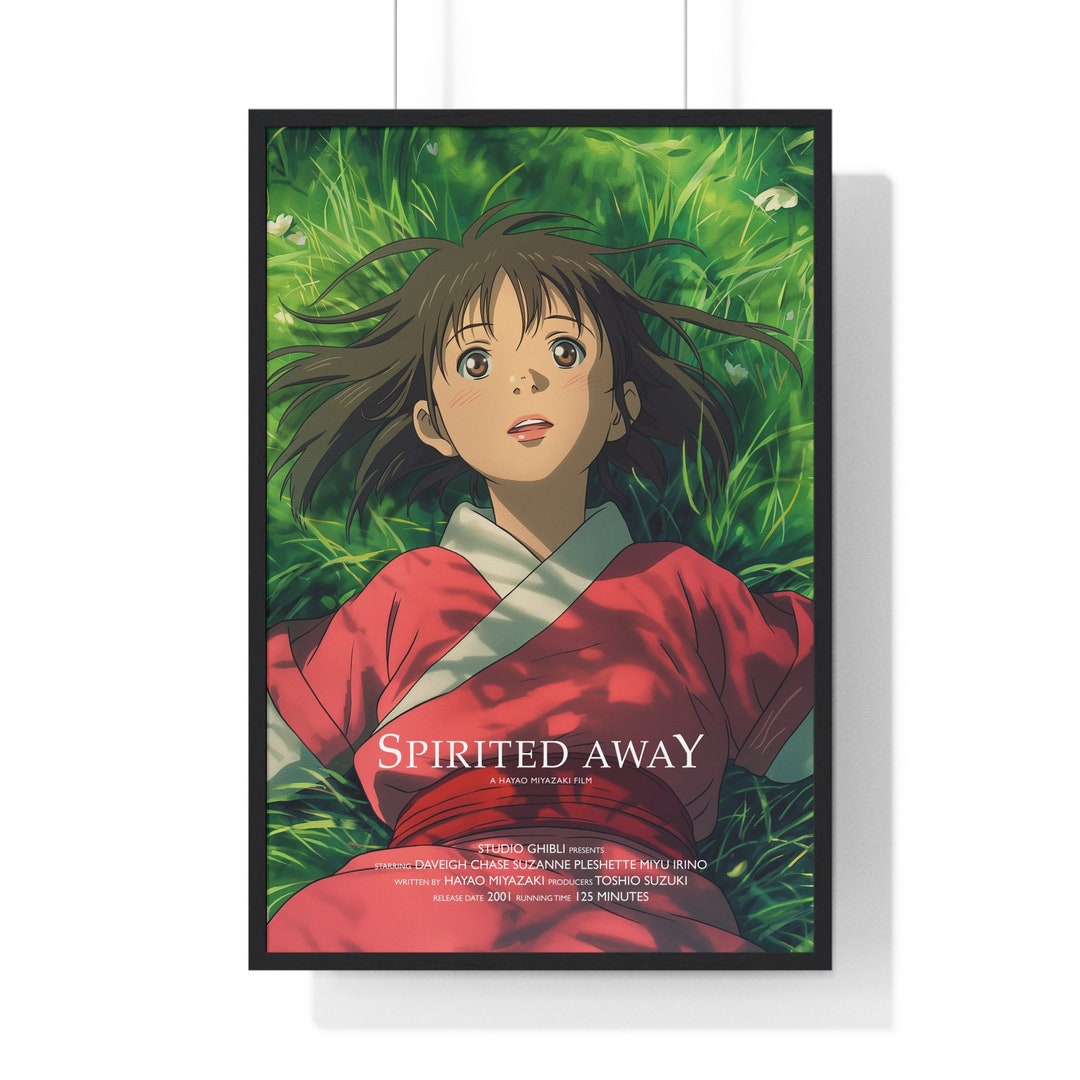 Spirited Away Sen To Chihiro No Kamikakushi Movie Poster Cult Movies 