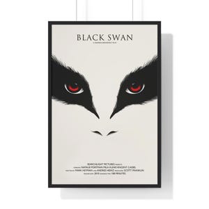 Black Swan Movie Poster, Printable Wall Art, Art Print Download, Minimalist Movie Poster