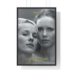 Persona Movie Poster Digital Minimalist, Cult Movies Printable Wall Art Vintage