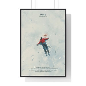 Fargo Movie Poster, Printable Wall Art, Art Print Download, Minimalist Movie Print, Vintage Poster