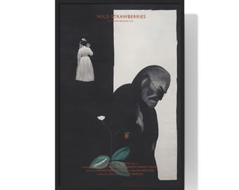 野いちご（1957） - イングマール・ベルイマン - レトロ映画ポスター