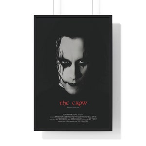 The Crow Movie Poster, Eric Draven Poster, Printable Wall Art, Art Print Download, Minimalist Movie Poster