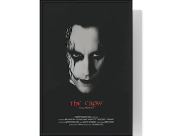 The Crow Movie Poster, Eric Draven Poster, Printable Wall Art, Art Print Download, Minimalist Movie Poster