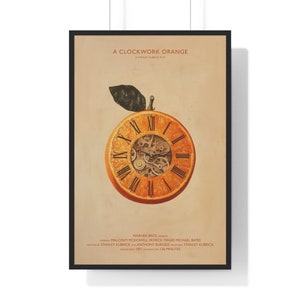 A Clockwork Orange Movie Poster, Printable Wall Art, Art Print Download, Minimalist Movie Print, Vintage Poster