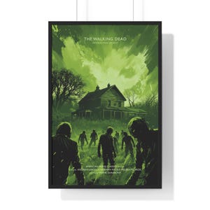 The Walking Dead TV Series Poster, Printable Wall Art, Art Print Download, Minimalist Movie Print, Vintage Poster