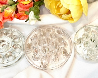 Vintage Glass Flower Frogs, DIY Flower Arranging, YOUR CHOICE