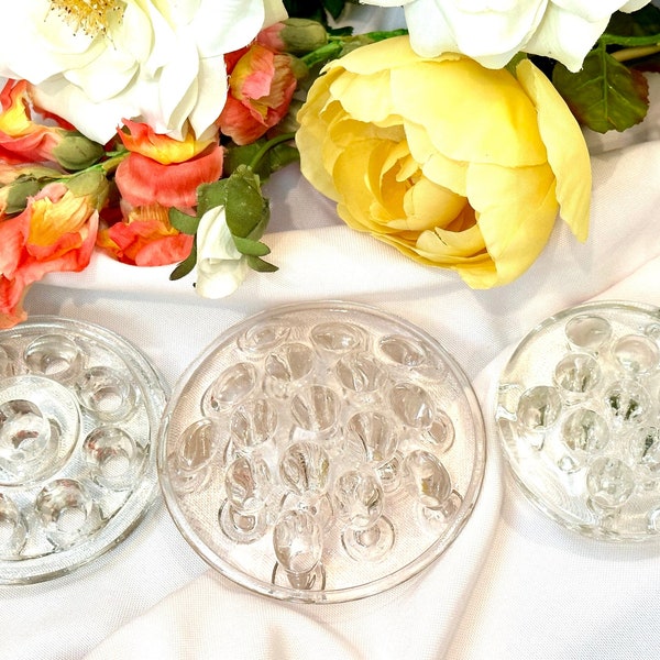 Vintage Glass Flower Frogs, DIY Flower Arranging, YOUR CHOICE