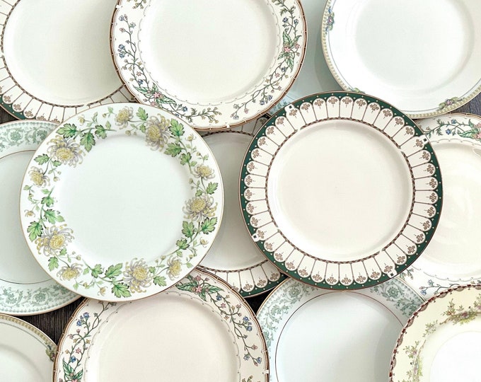 Mismatched Dinner Plates, Mix and Match China Dishes, Holiday Dinners