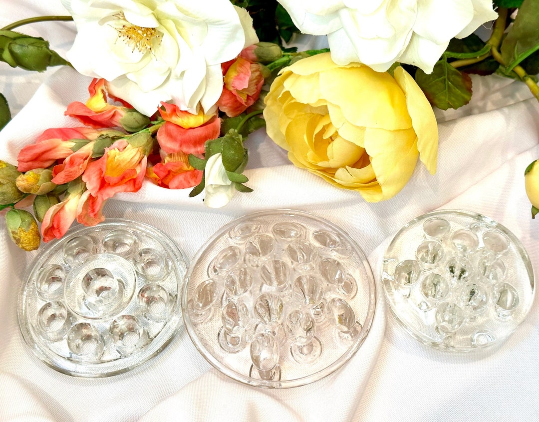 Vintage Glass Flower Frogs DIY Flower Arranging YOUR CHOICE Etsy