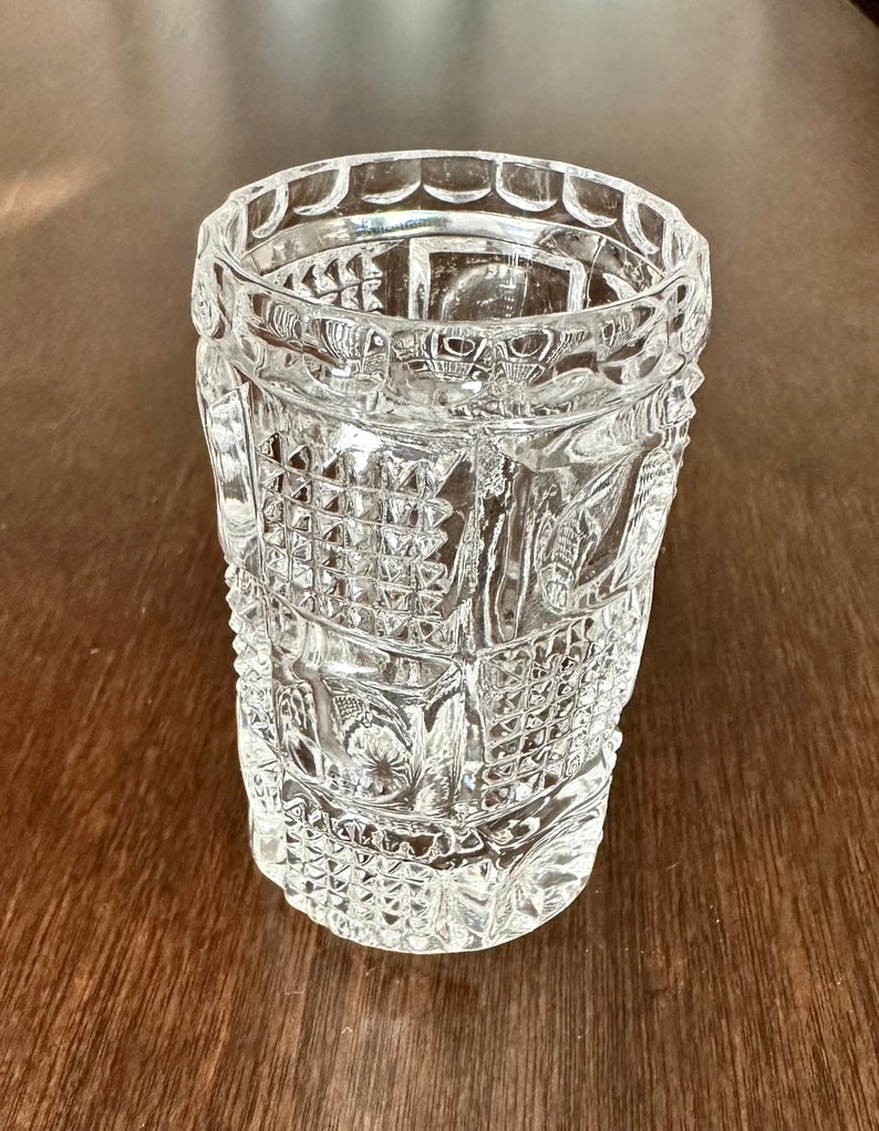 Antique glass toothpick holders vintage glass toothpick holder bud