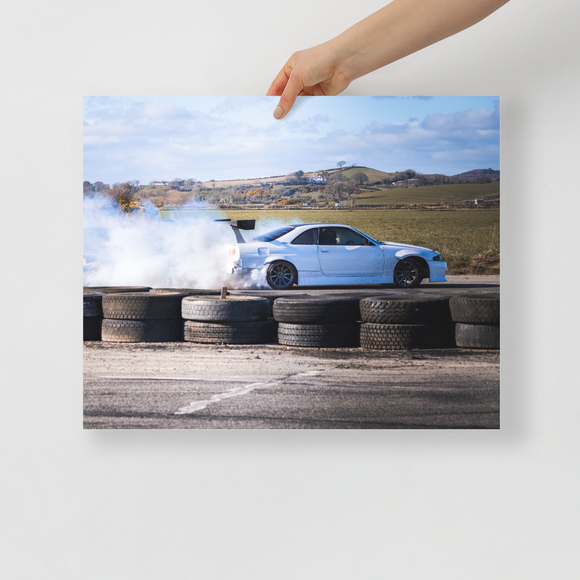 Nissan Skyline R32 Drifting Drift Car Poster Print -  Portugal