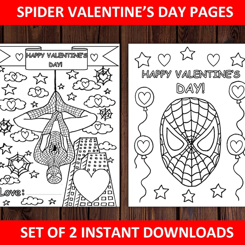 Spiderman Valentine - Etsy