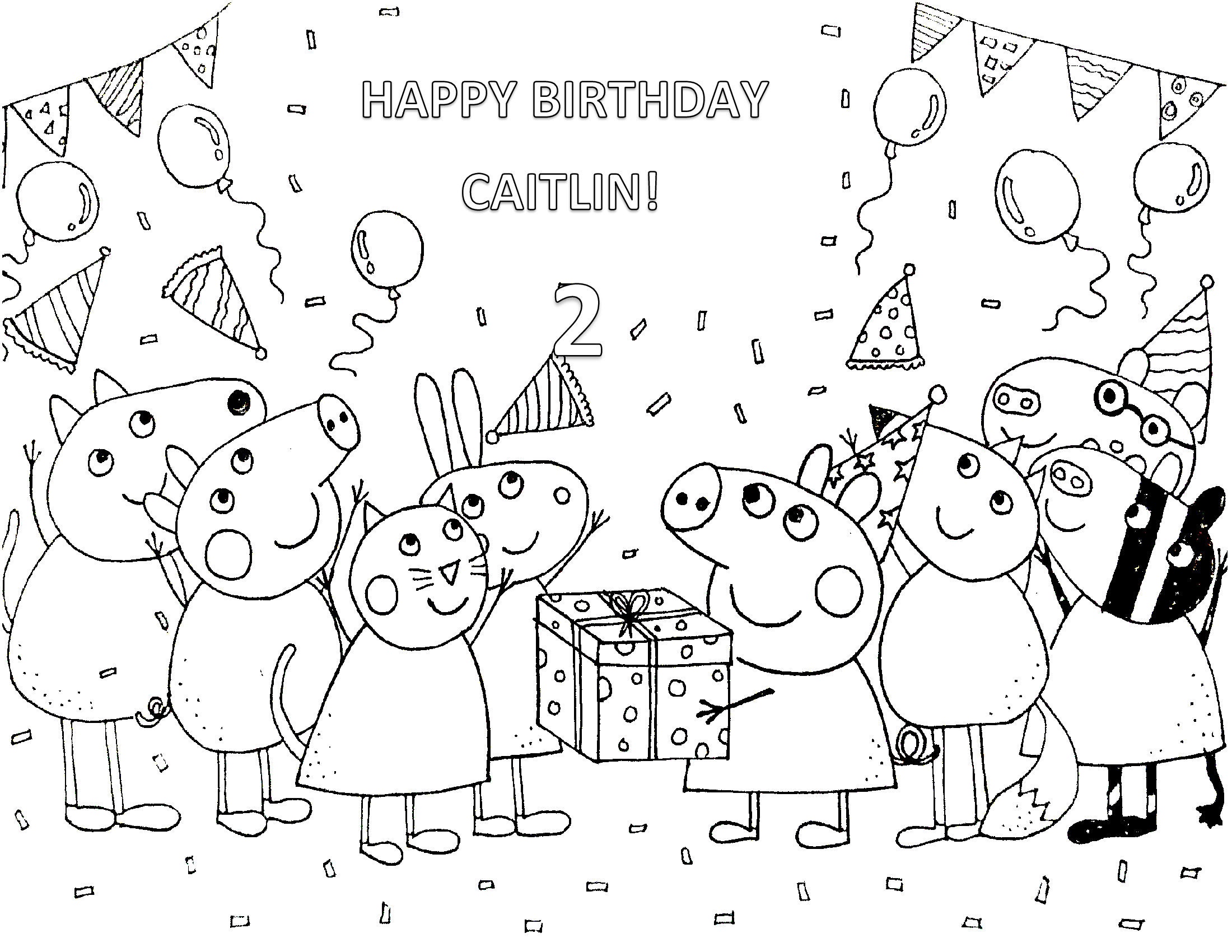 Farm Animals Birthday Coloring Sheet for Kids Personalized - Etsy