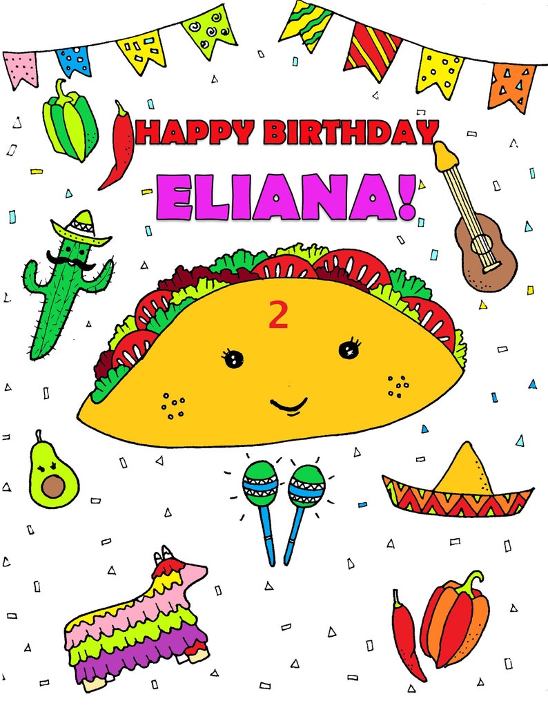 taco birthday, taco printables, taco party favors, taco birthday favor, taco coloring page, taco placemat, taco twosday , taco colouring sheet, custom taco , taco themed birthday, personalized taco ,