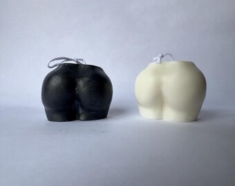 Bottom candle, made of soy wax, excellent as a furnishing accessory, as home decor or as a customizable gift